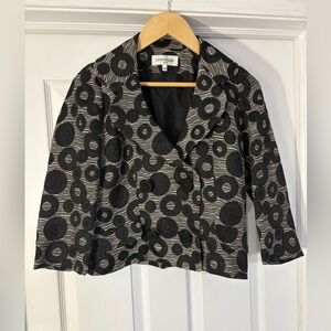 Cottonade Paris Black and White Circle Blazer